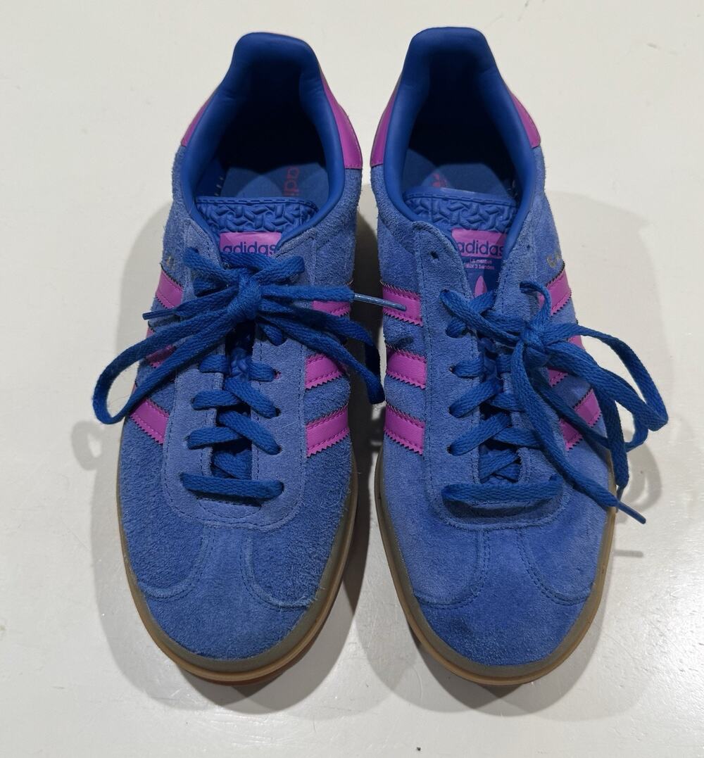 adidas Originals Gazelle Bold W Blue Purple Burst Women Casual Shoes IG4367